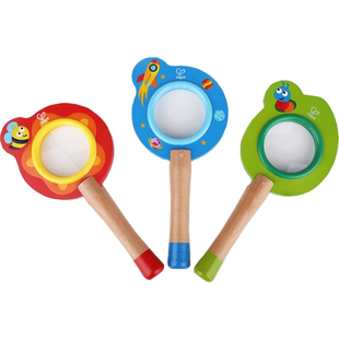 Hape放大镜科学实验儿童兴趣爱好培养观察生活男女孩益智玩具礼物