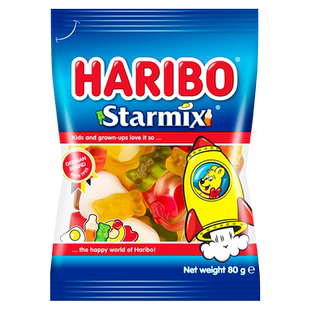 Haribo哈瑞宝小熊软糖混合水果糖星满贯qq糖网红儿童糖果零食批发