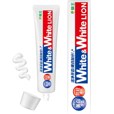 LION狮王美白牙膏凉爽薄荷清新