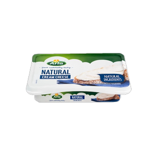 Arla阿尔乐进口原味蒜香奶油奶酪三明治贝果面包涂抹奶酪即食早餐