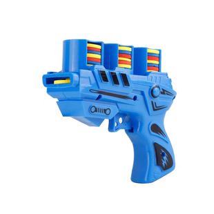 儿童软弹枪玩具3岁宝宝飞盘飞碟连发弹射手枪益智玩具新年礼物