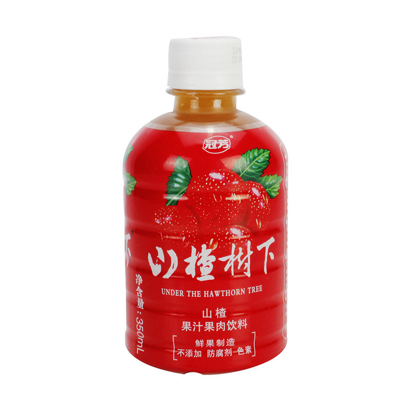 冠芳山楂树下山楂汁350ml饮料果汁鲜果营养能量元气