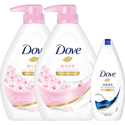 多芬樱花甜香滋养美肤沐浴乳