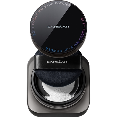 卡姿兰黑磁散粉控油紫色