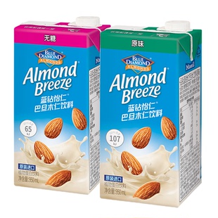 maeil蓝钻怡仁巴旦木饮料植物蛋白无糖杏仁奶健身高钙almond milk