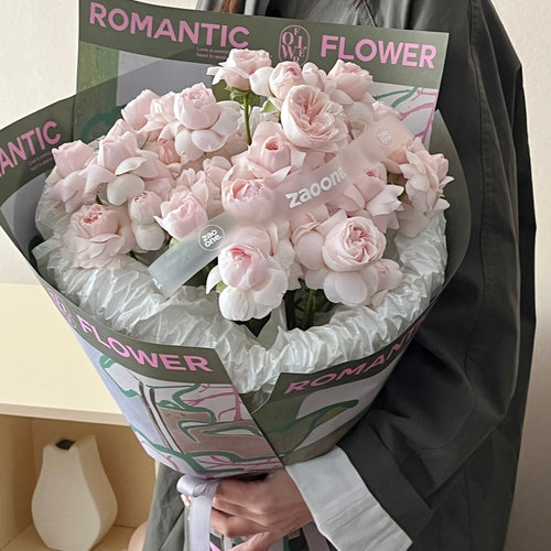 新派风格油画纸高级感花束鲜花包