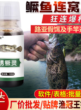 鳜鱼钓鱼小药水泡路亚软假饵鱼饵