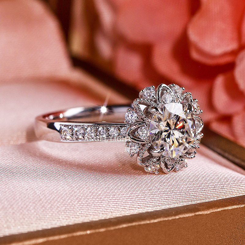 2克拉八心八箭钻戒饰品