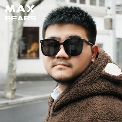 MAXBEARS防紫外线方形通用太阳镜