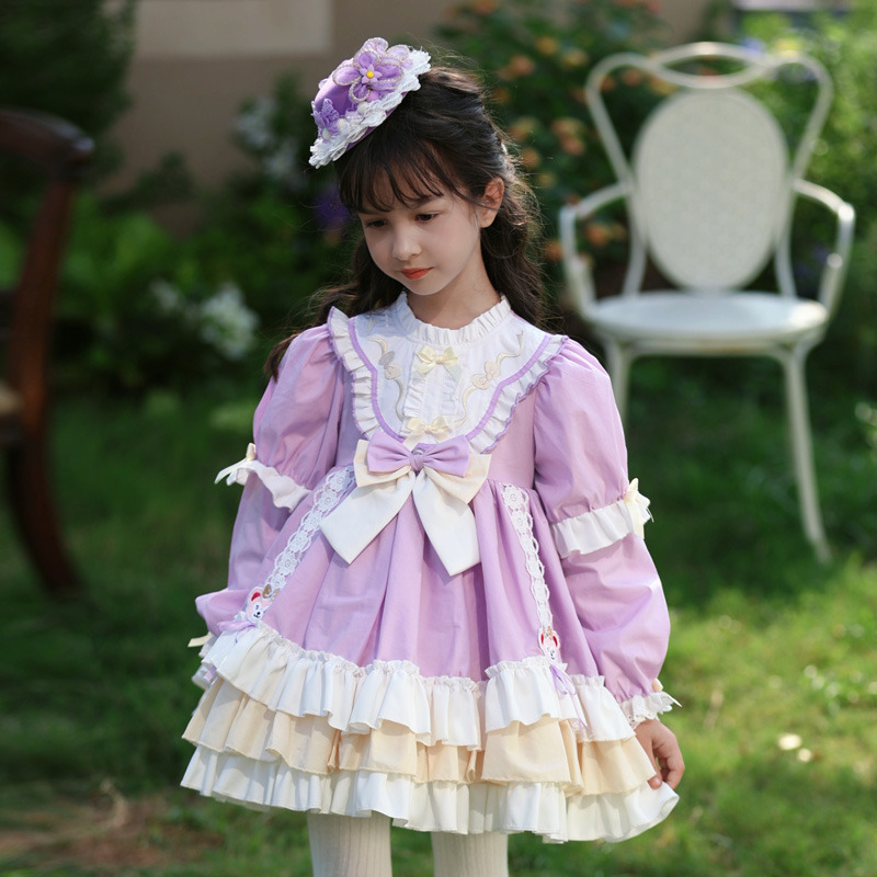 正品Lolita现货春长袖连衣裙洋气