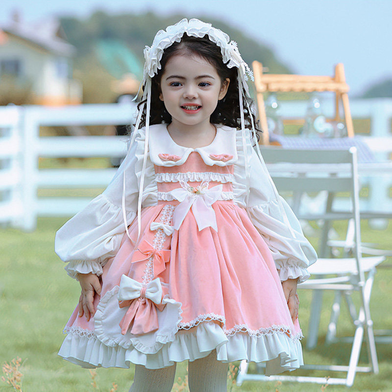 枝芽原创正品现货秋冬公主蓬蓬裙