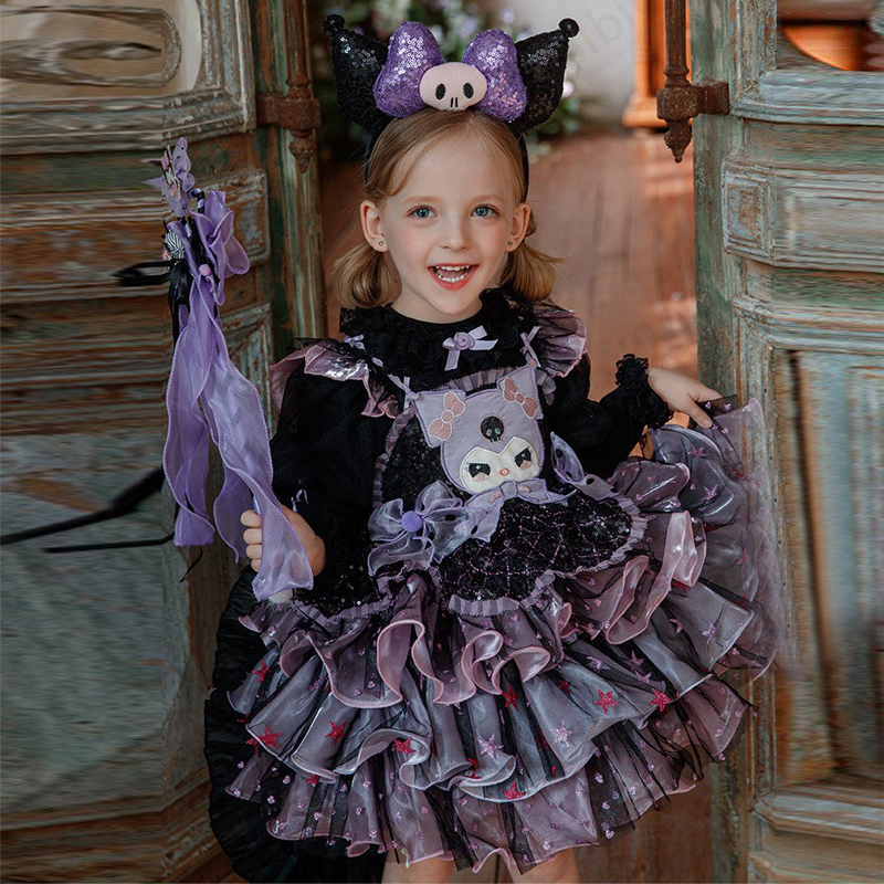 女童库洛米洛丽塔连衣裙现货