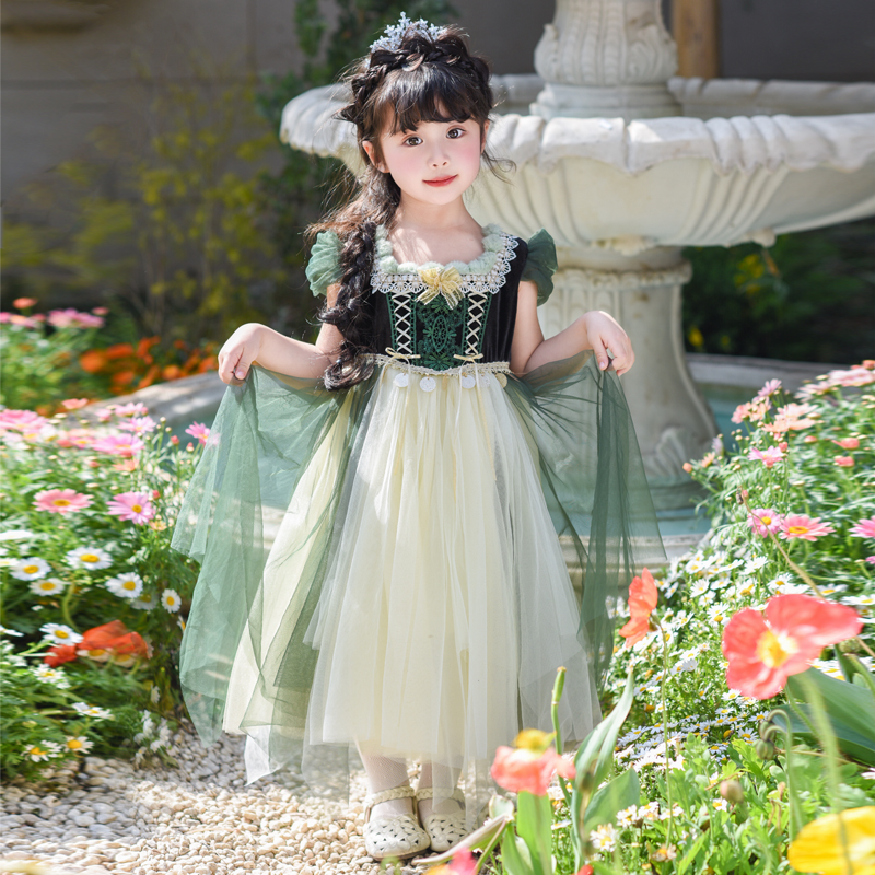 lolita女童短袖连衣裙现货夏季