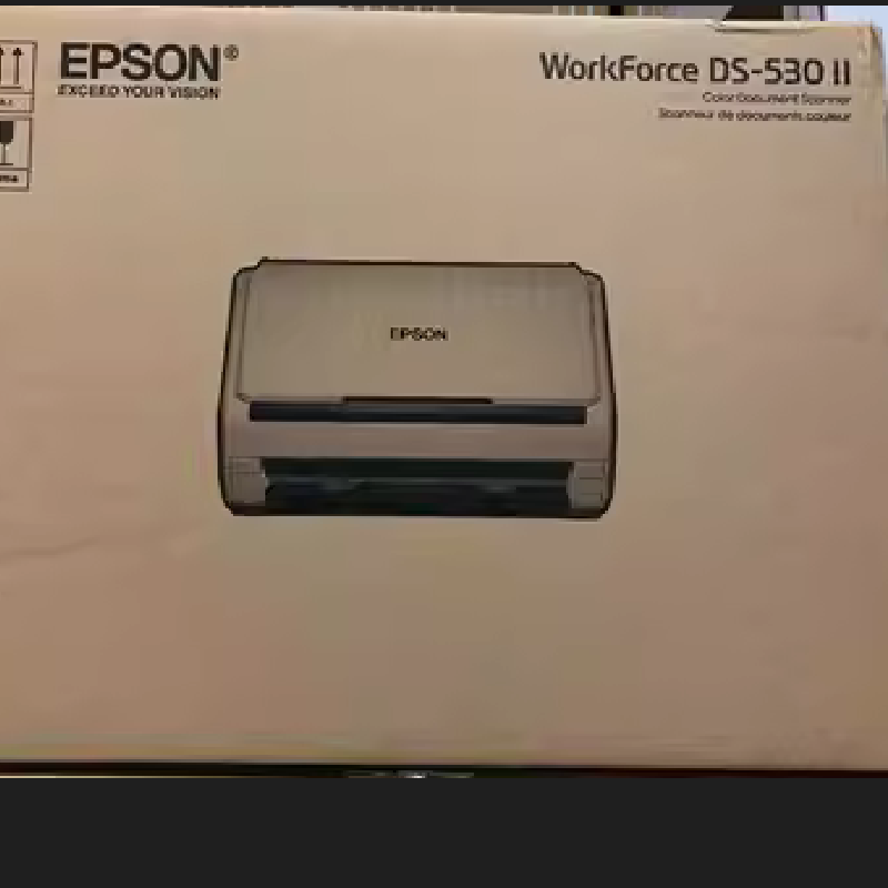 爱普生DS530II DS-570WII DS-870馈纸式高速双面扫描仪 全新正品