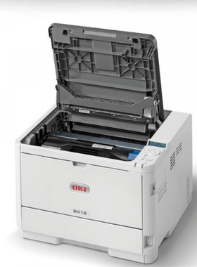 OKIB412DN高速商用A4/B5/16K不干胶标签打印挽联打印二维码打印