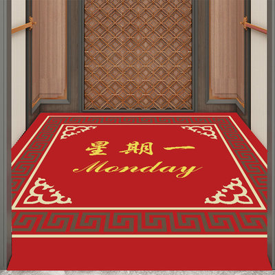 电梯地垫涤纶pvc简约商用定制