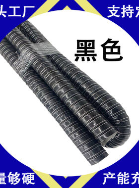 排烟管硅胶黑色耐高温软管排风管排烟管道通风热风管