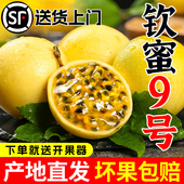 包邮 水果5斤特大果 产地直发 广西钦蜜9号黄金百香果新鲜当应季
