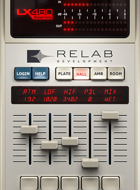 正版LX480 Essentials 基础版  Relab LX480 混响 Reverb 混音