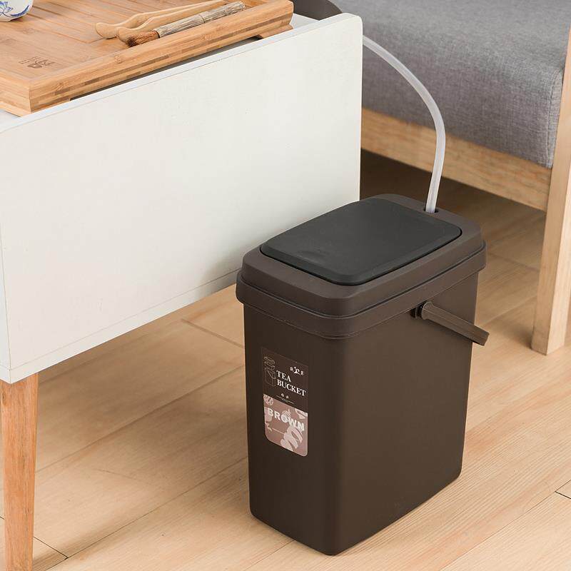 日本进口精工茶叶茶渣桶过滤垃圾排水桶接水储水桶茶台废水桶茶