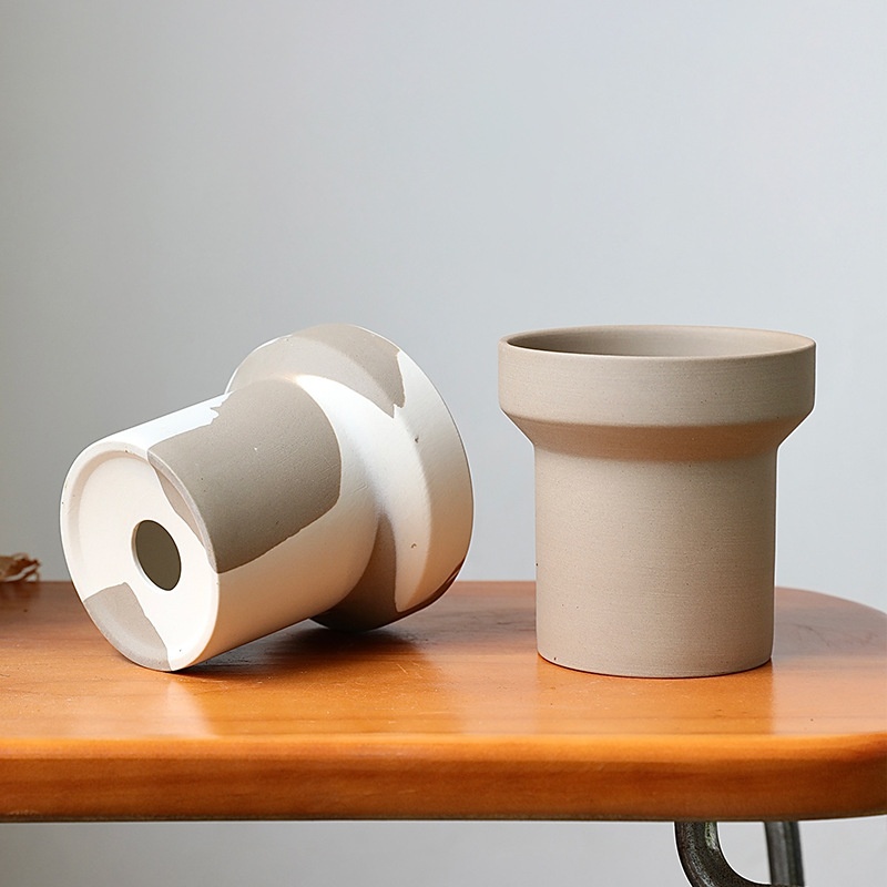 韩国创意北欧个性绿植陶盆漂亮网红花店陶瓷花盆多肉盆栽ins风