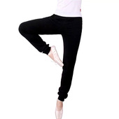 萝卜裤 健身裤 成人形体裤 小脚裤 舞蹈服装 收口宽松纯棉长裤 练功裤