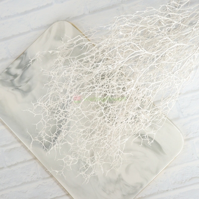 diy材料包进口白色树枝大地农园