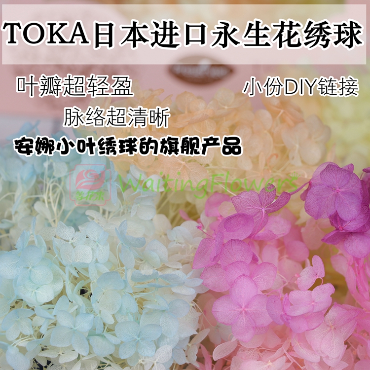 等花来进口头饰diy材料包Toka...