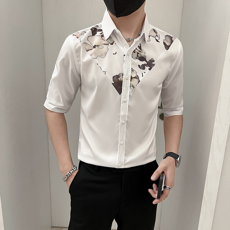 智快鱼七彩马京东素拼官方旗舰店唯品会官网男装正品牌ushi衬衫男