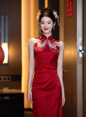 逸红颜苏之绣一珂锦绣赏味凤禧半枫崔万志官方旗舰店女装旗袍