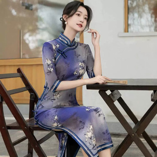 娘子写四美子一珂锦绣限时赏味川黛京派崔万志官方旗舰店女装旗袍