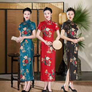 娘子写江南絮一珂锦绣限时赏味凤禧半枫崔万志官方旗舰店女装旗袍