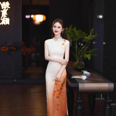 一珂锦绣女装懿菲奥黛2026新款锦绣依人徐之行年轻新中式绝美旗袍