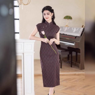 一珂锦绣女装懿菲奥黛2026新款一城风絮俏娘鱼年轻新中式绝美旗袍