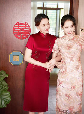 娘子写高级婚礼礼服喜妈妈茉茉2026新款崔万志官方旗舰店女装旗袍