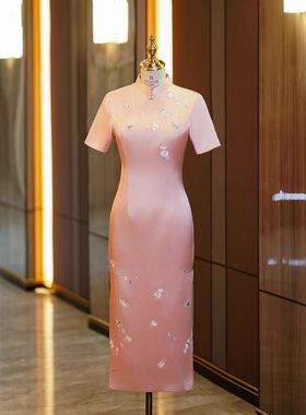 逸红颜高级婚礼礼服喜妈妈挽苏2026新款崔万志官方旗舰店女装旗袍