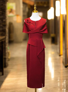 逸红颜高级婚礼礼服喜妈妈挽苏2026新款崔万志官方旗舰店女装旗袍