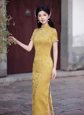 谭燕玉东方美人花间辞2026新款婉芸凤禧荷言旗袍先生崔万志旗舰店