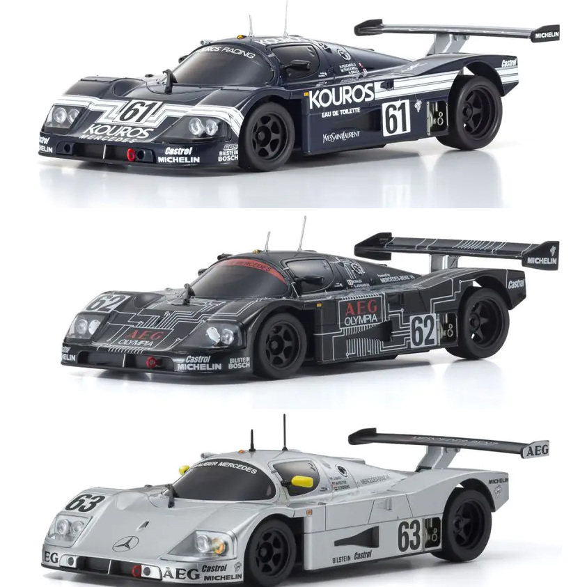 京商MINI-Z蚊车奔驰C9勒芒车壳MZP345AG/S