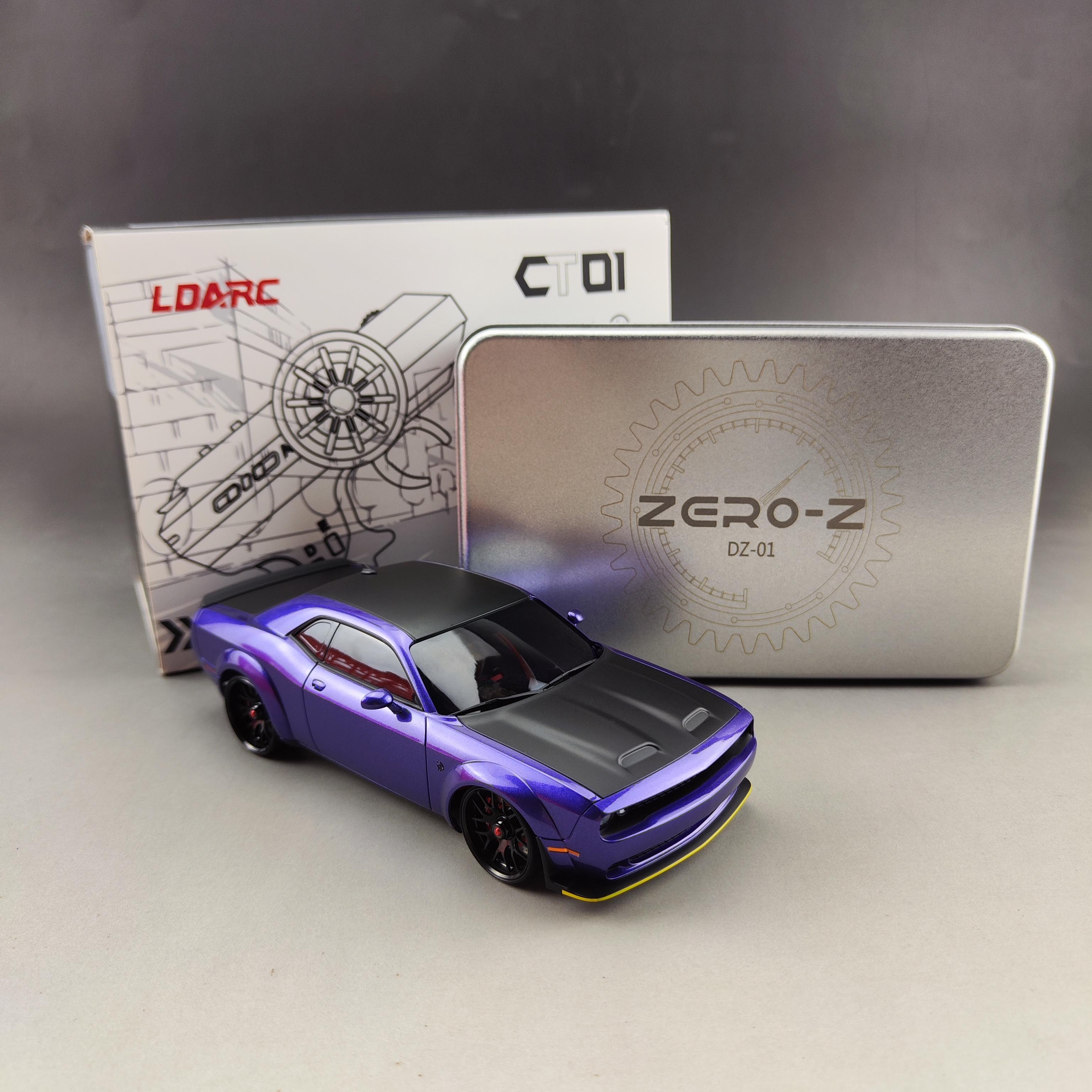 ZERO-Z全新四驱RC遥控蚊车道奇紫 金属车架DZ01漂移版 ZERO-Z全新四驱RC遥控蚊车道奇紫 金属车架DZ01漂移版