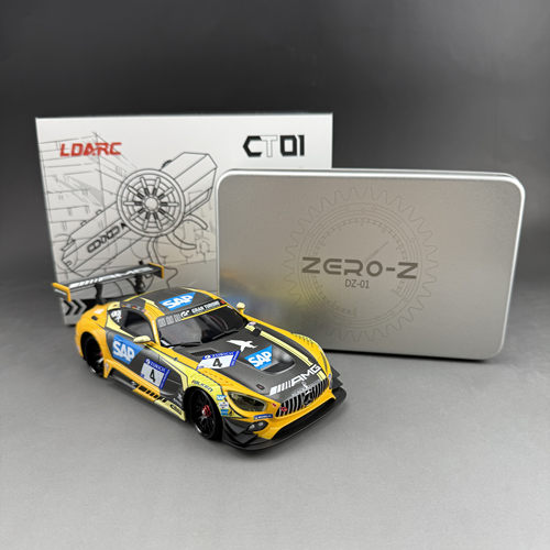 ZERO-Z全新四驱RC遥控蚊车奔驰黄灰 金属车架DZ01后驱漂移版