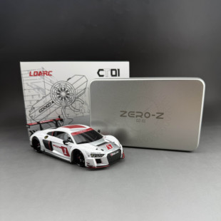 ZERO-Z全新四驱RC遥控蚊车R8白红 金属车架DZ01漂移版