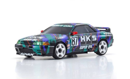 京商MINIZ AWD DZ01 GLD DRZ2蚊车日产天际线GT-R32 HKS MZP482HK