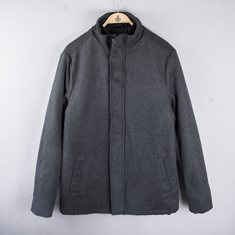 欧美外套商务休闲男加胖爸爸大衣