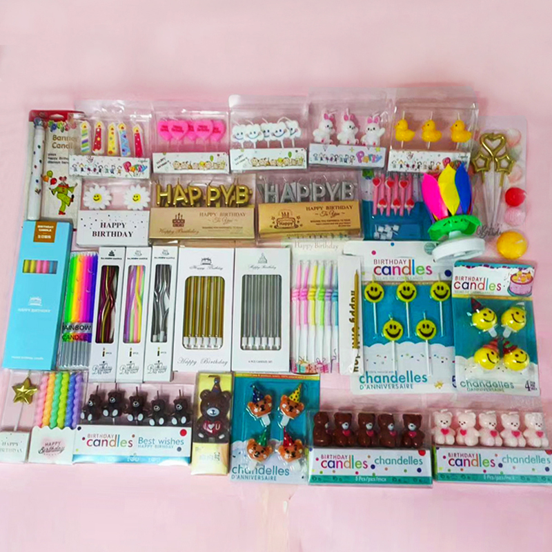 烘焙蛋糕装饰卡通儿童生日蜡烛