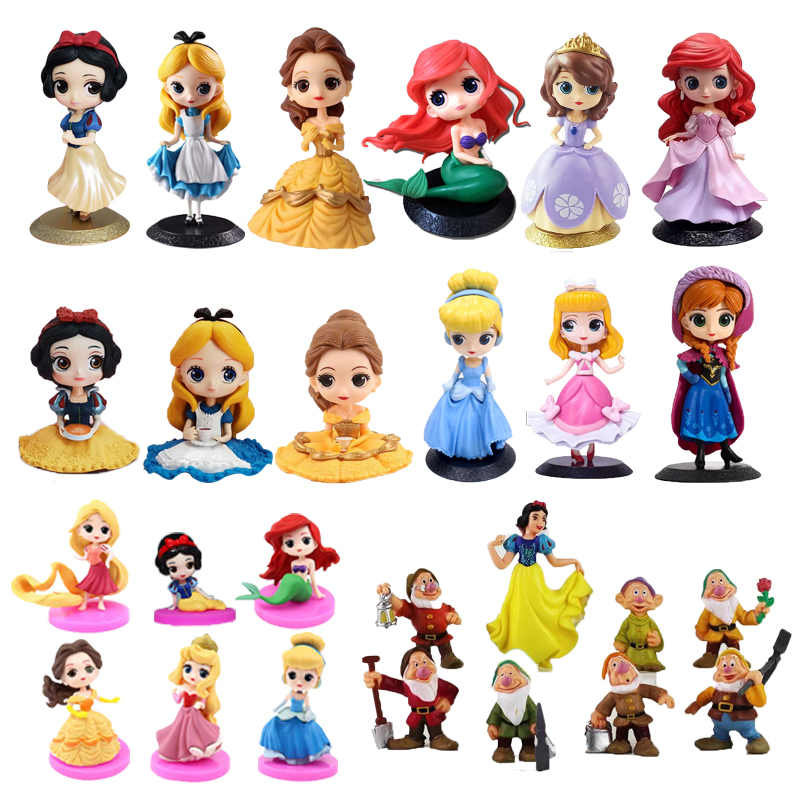 公主小矮人空心蛋糕装饰