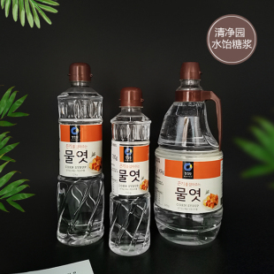 韩国进口清净园水饴糖浆 水怡玉米糖浆 麦芽糖稀牛轧糖烘焙大瓶桶