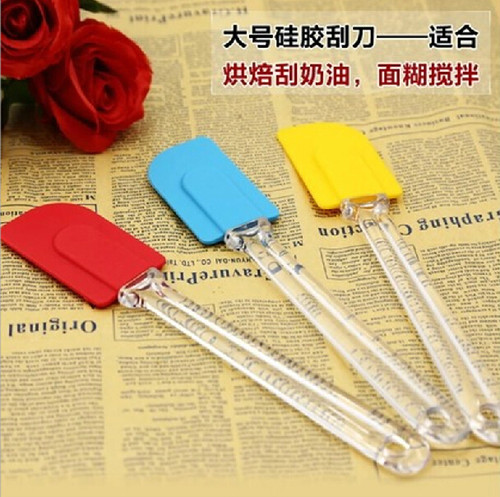 烘焙所需工具 硅胶搅拌刮刀 烘培蛋糕抹刀 奶油刮刀 硅胶刮刀
