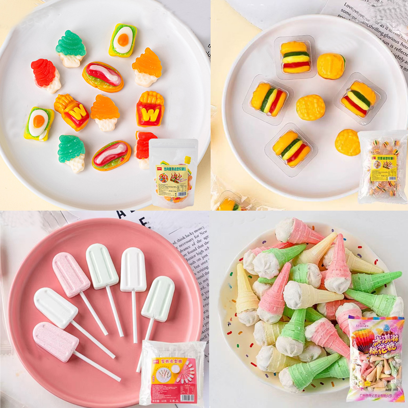 彩虹条汉堡薯条寿司软糖