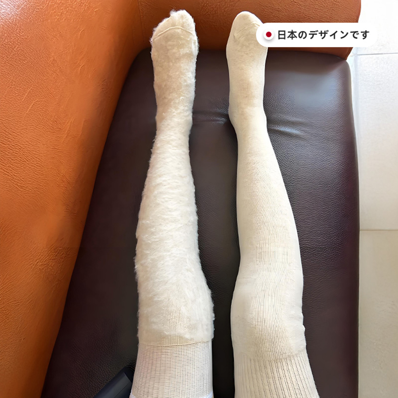 不爱穿秋裤就穿它！秋冬加厚加绒保暖过膝袜防滑大腿袜护膝长筒袜